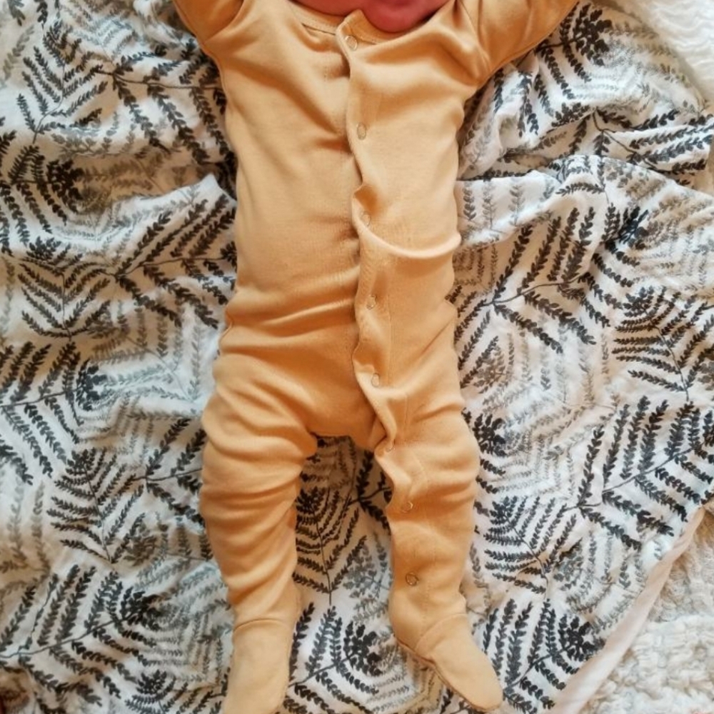 L'oved Baby Snap Footie Romper